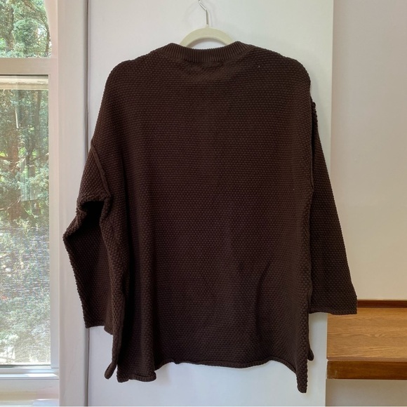 NWT Free People Hailee Sweater Set FP Beach 2 Piece Loungewear Waffle Knit Brown - Picture 10 of 13